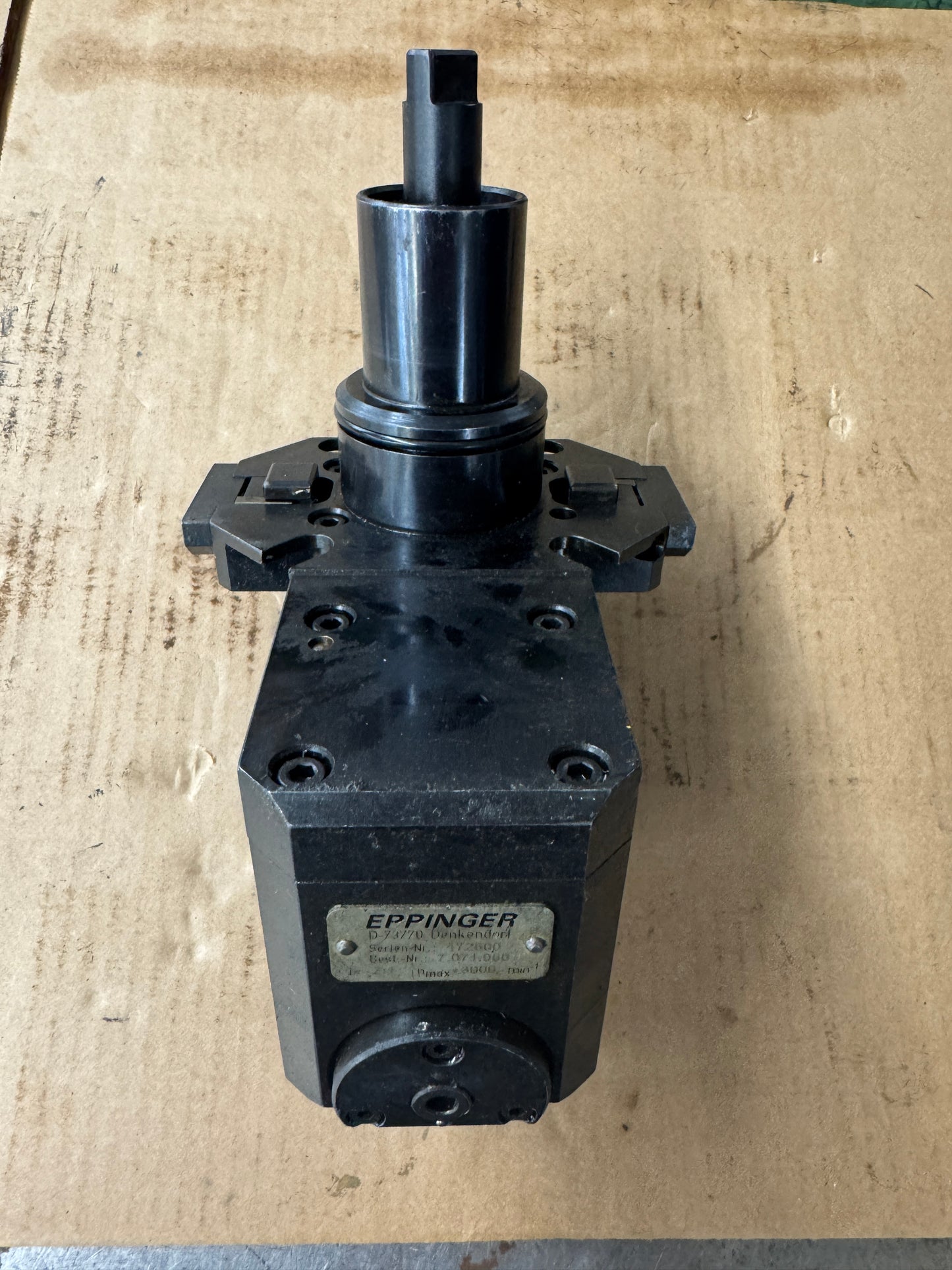Eppinger Live Tool Holder 7.071.060 | BMT55 | 2:1 Gear Ratio, 3000 RPM Max | Orientation: Axial | Coolant Through