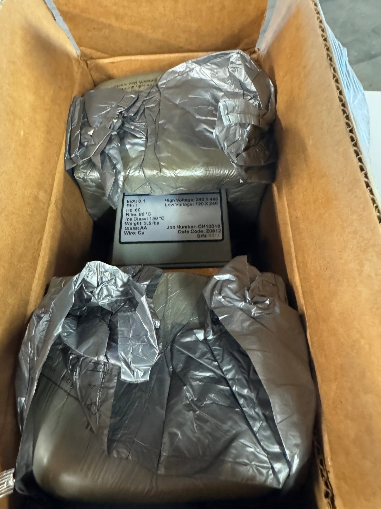 Jefferson Electric General Purpose Transformer 411-0021-000