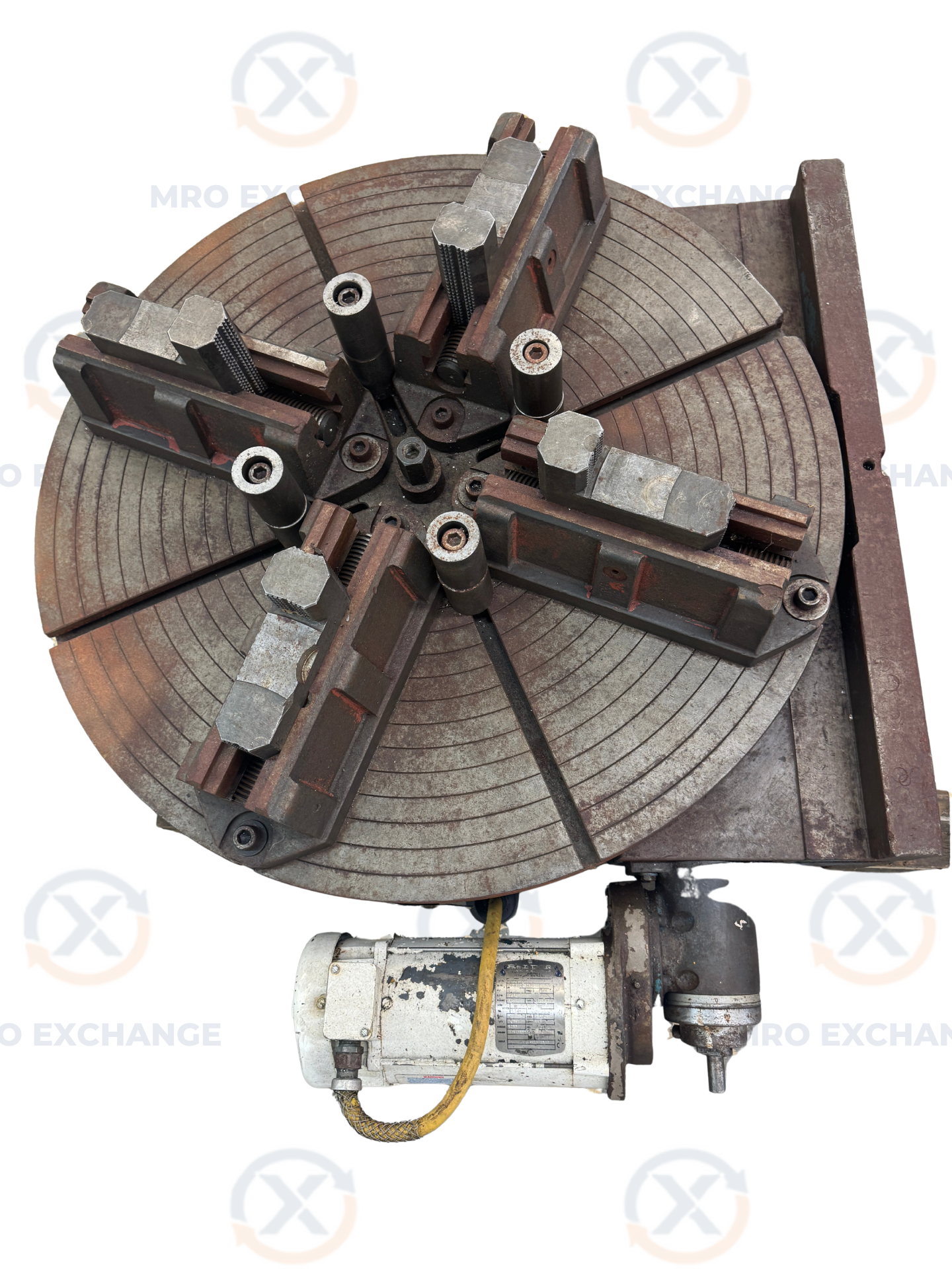 Pratt & Whitney Motorized Rotary Table | 36 in. Table Diameter | Orientation: Axial