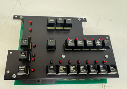 Giddings & Lewis (Fives) Upper Panel Operator Board 502-03432-01 / 501-04318-01