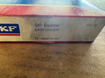 SKF Deep Groove Ball Bearing 6309-2RSJEM 45 x 100 x 25 mm