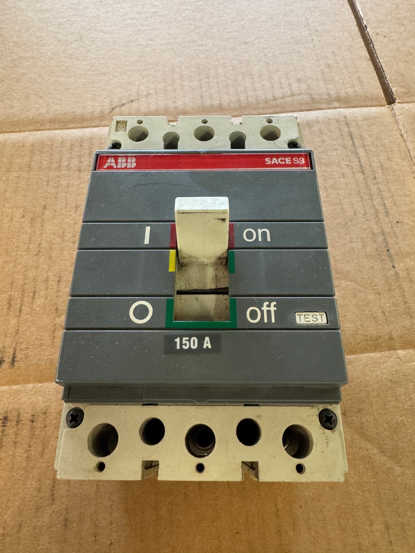 ABB SACE S3 Circuit Breaker 600V AC Untested Surplus