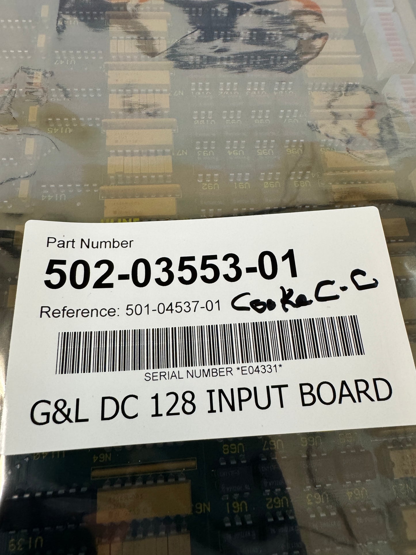 Giddings & Lewis I/O Module 502-03553-01