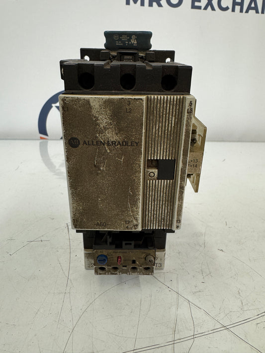 Allen-Bradley Contactor with Overload Relay 100-A60N*3 with 193-A1K3 600 VAC MAX