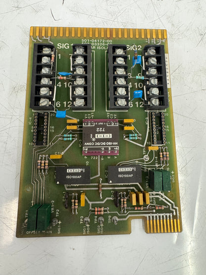 Giddings and Lewis Linear Isolator Circuit Board 501-04172-00 / 502-03326-00 m00555