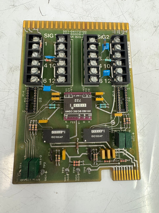 Giddings and Lewis Linear Isolator Circuit Board 501-04172-00 / 502-03326-00 m00555