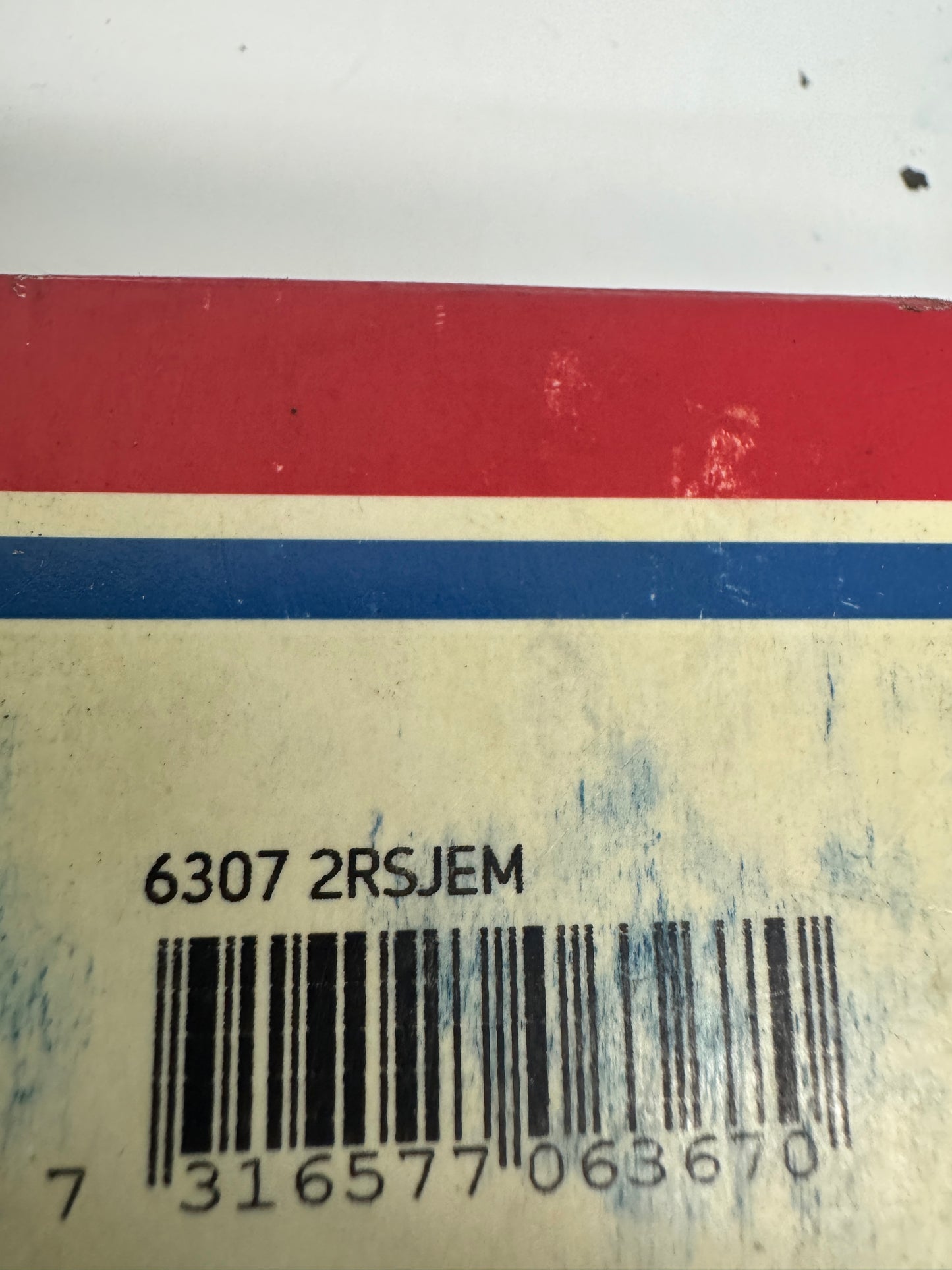 SKF Deep Groove Ball Bearing 6307 2RSJEM 35 x 80 x 21 mm