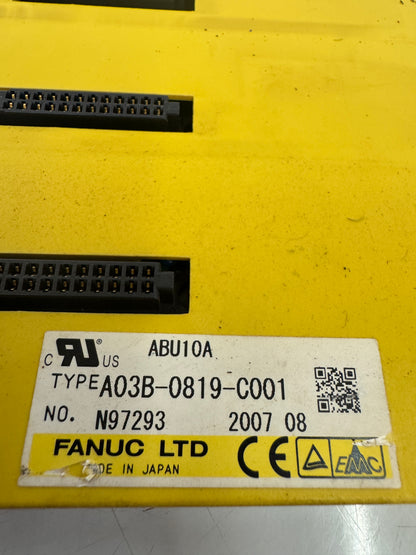 Fanuc I/O Module A03B-0819-C001 24V DC