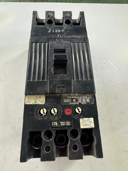 General Electric Molded Case Circuit Breaker TFJ236175 600V AC / 250V DC
