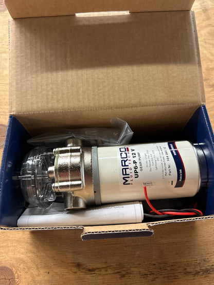 Marco Fluid Tech 164 065 12 PWM-Ready UP6-P PEEK Gear pump 6.9 gpm – 26 l/min (12 Volt)