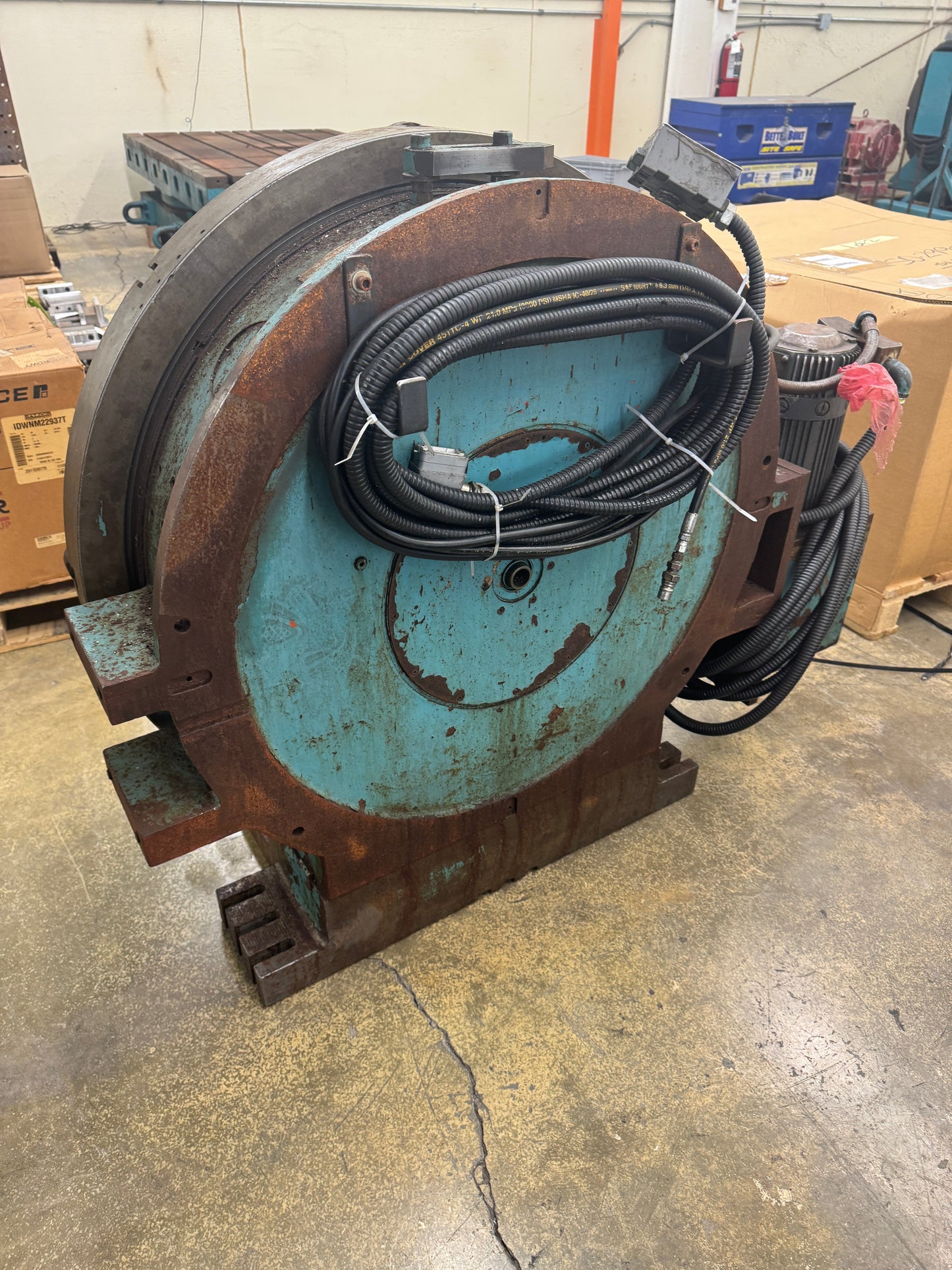 W.B. Knight Machinery Company Powered Rotary Table Serial 51111