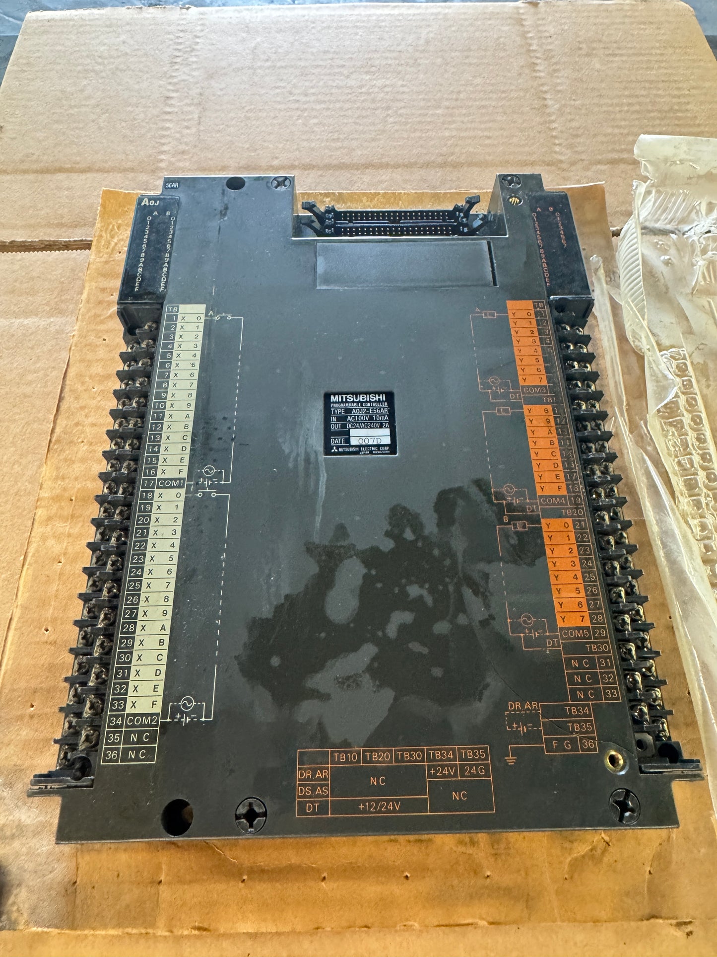 Mitsubishi Electric A0J2-E56AR Programmable Controller Untested Surplus