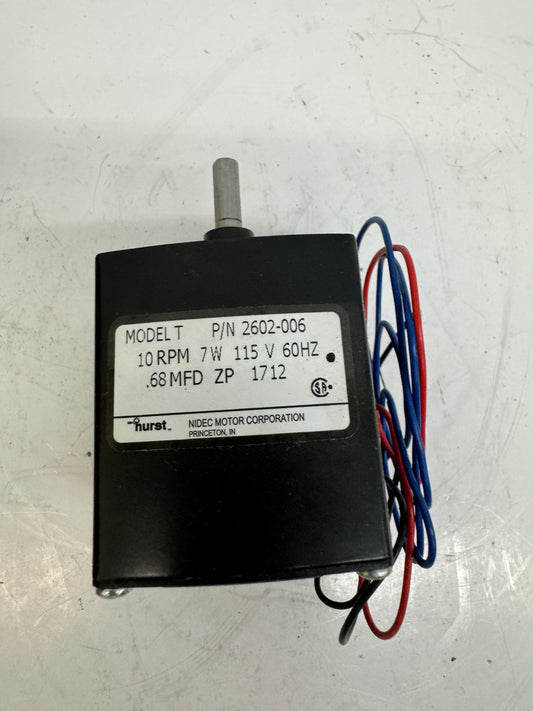 Hurst Synchronous AC Gearmotor 2602-006 - Variable 10 RPM m00733