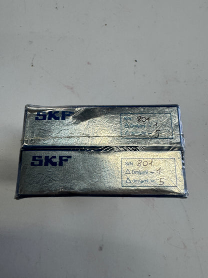 SKF Angular Contact Ball Bearing 7210 CD/P4ADGA — 1/2 Set 50 x 90 x 20 mm