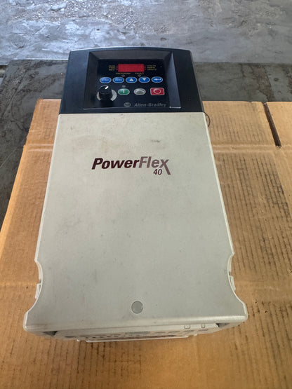 Allen-Bradley PowerFlex 40 AC Drive VFD 22B-D017N104 - 10 HP Variable RPM