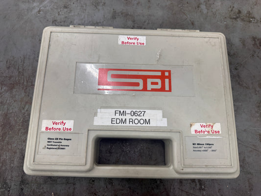 SPI Pin Gage Set 22-147-3 0.061 In. to 0.250 In. 0.001 In. Step Increments