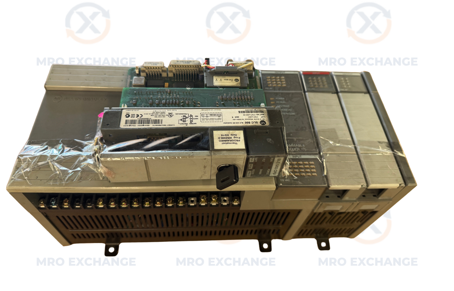 Allen-Bradley 1747-L40A, 1747-L531, 1746-A2 SLC 500 PLC System Lot 120/240V AC