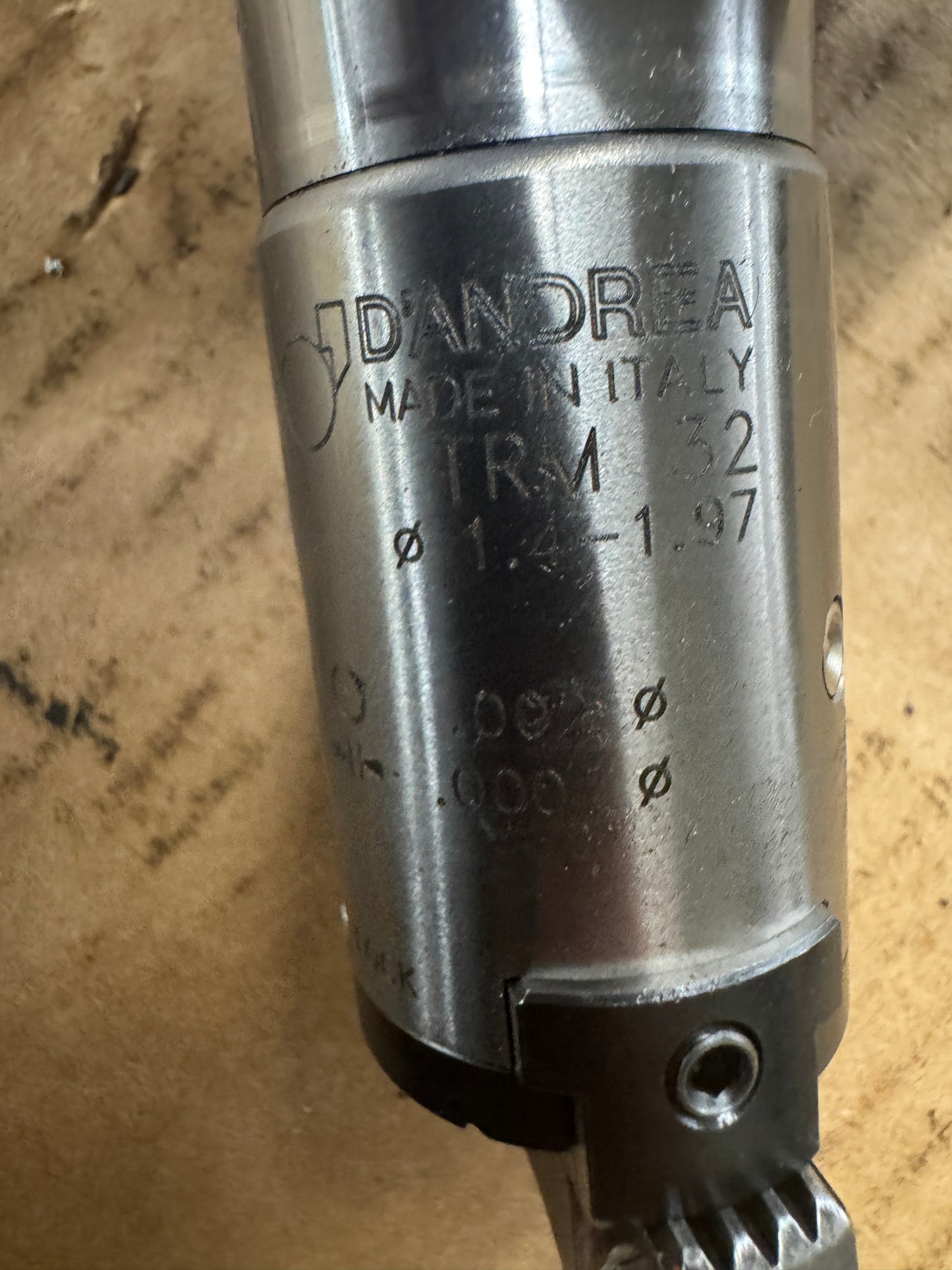 D'Andrea Fine Boring Head IRM 32 / RD 50/32.87 / CAT50 MHD50 | CAT50 | 1.40 In. to 1.97 In. Boring Range | Orientation: Axial