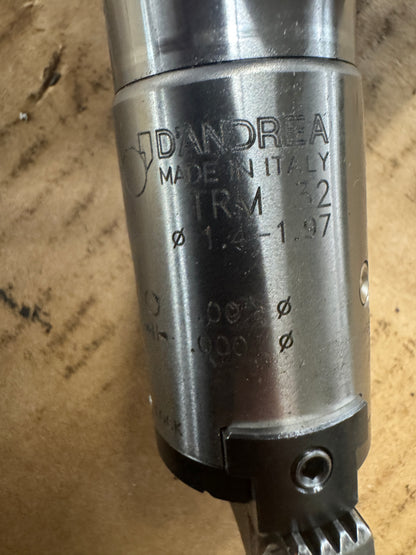 D'Andrea Fine Boring Head IRM 32 / RD 50/32.87 / CAT50 MHD50 | CAT50 | 1.40 In. to 1.97 In. Boring Range | Orientation: Axial