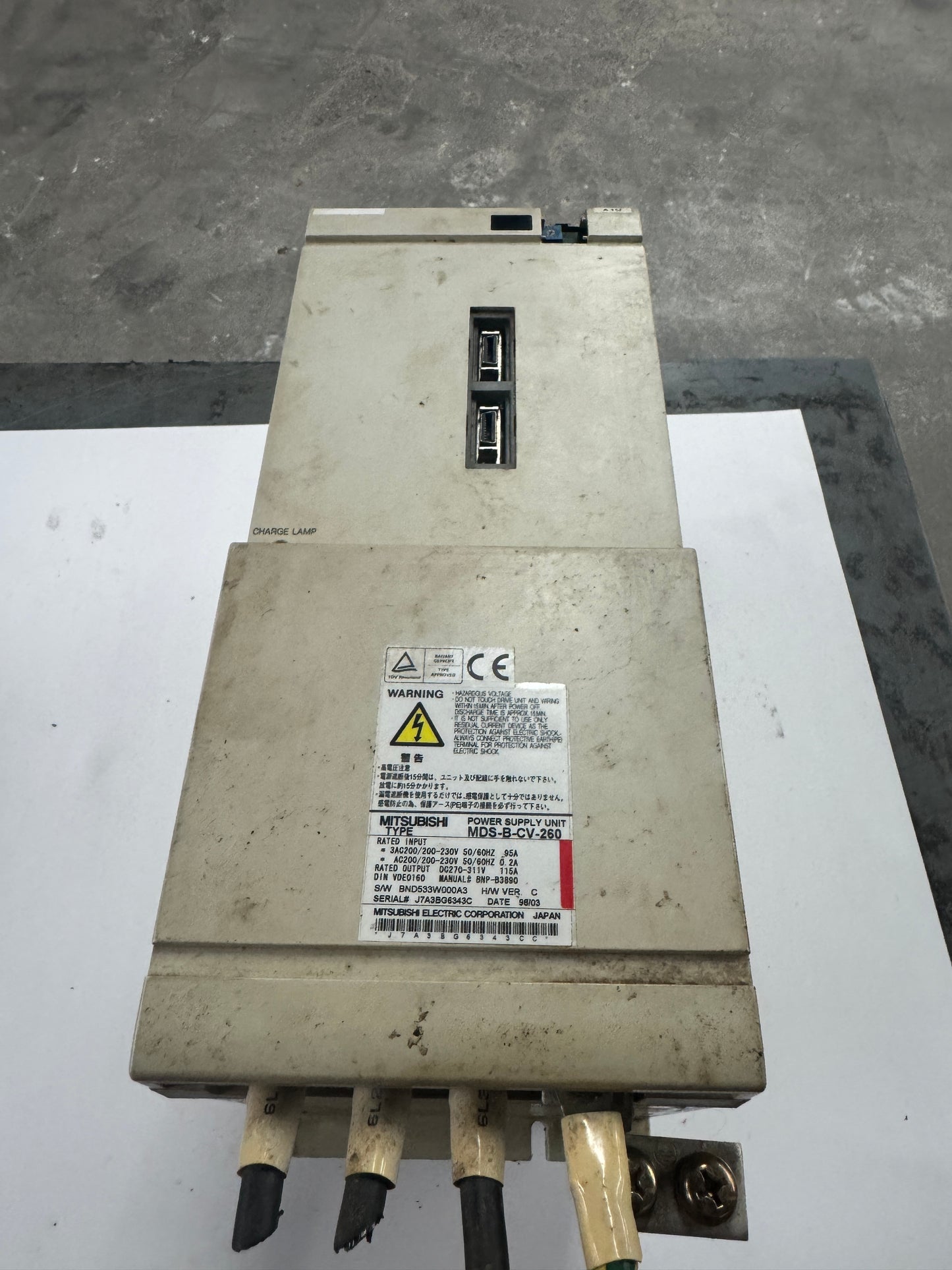 Mitsubishi Electric Power Supply Unit MDS-B-CV-260