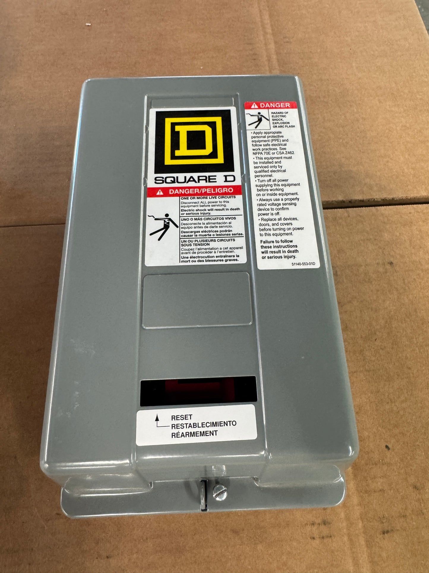 Square D NEMA Size 1 Motor Starter 8536SCG3V06