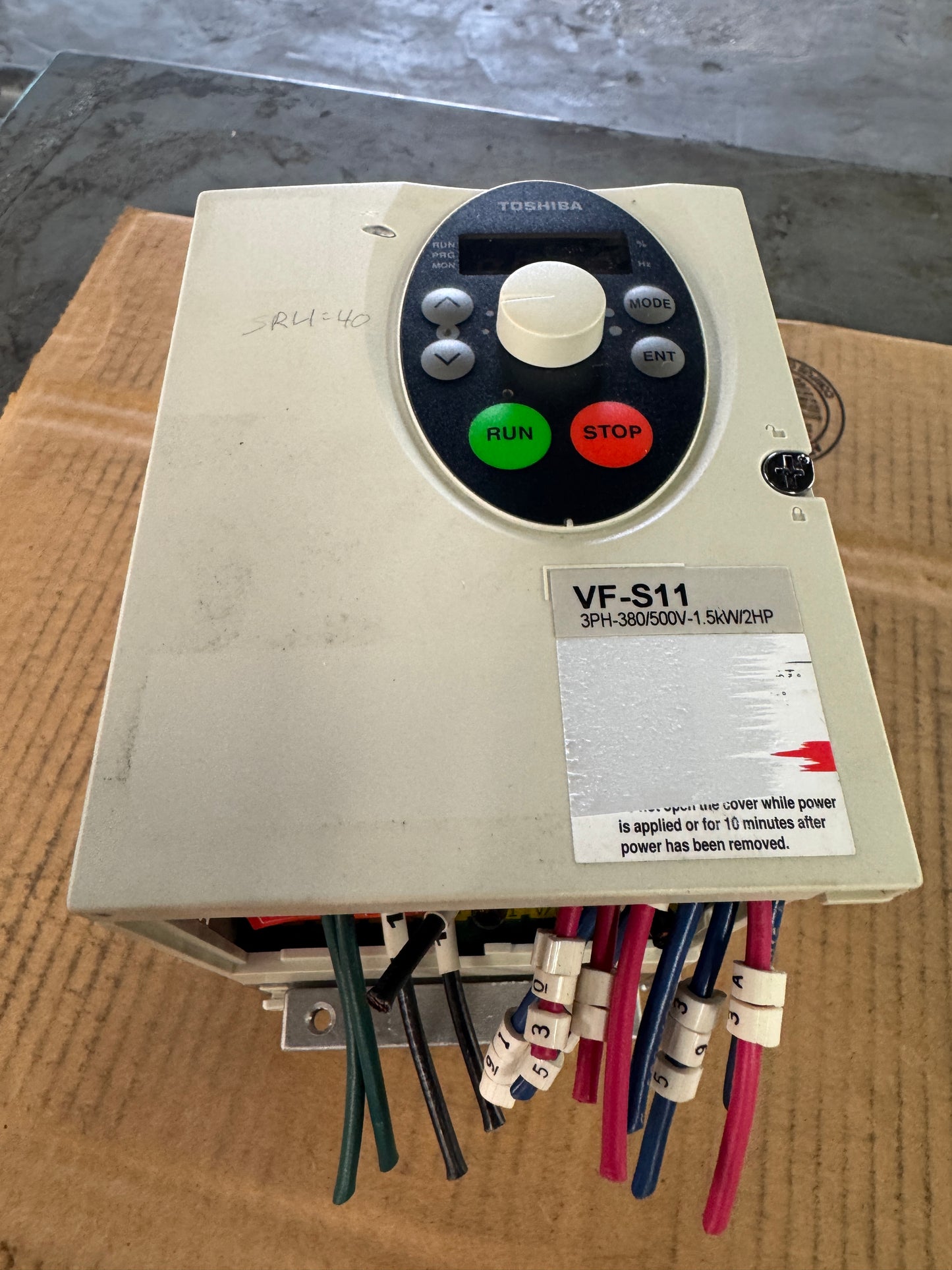 Toshiba VFD VFS11-4015PL-WN - 2 HP Variable RPM