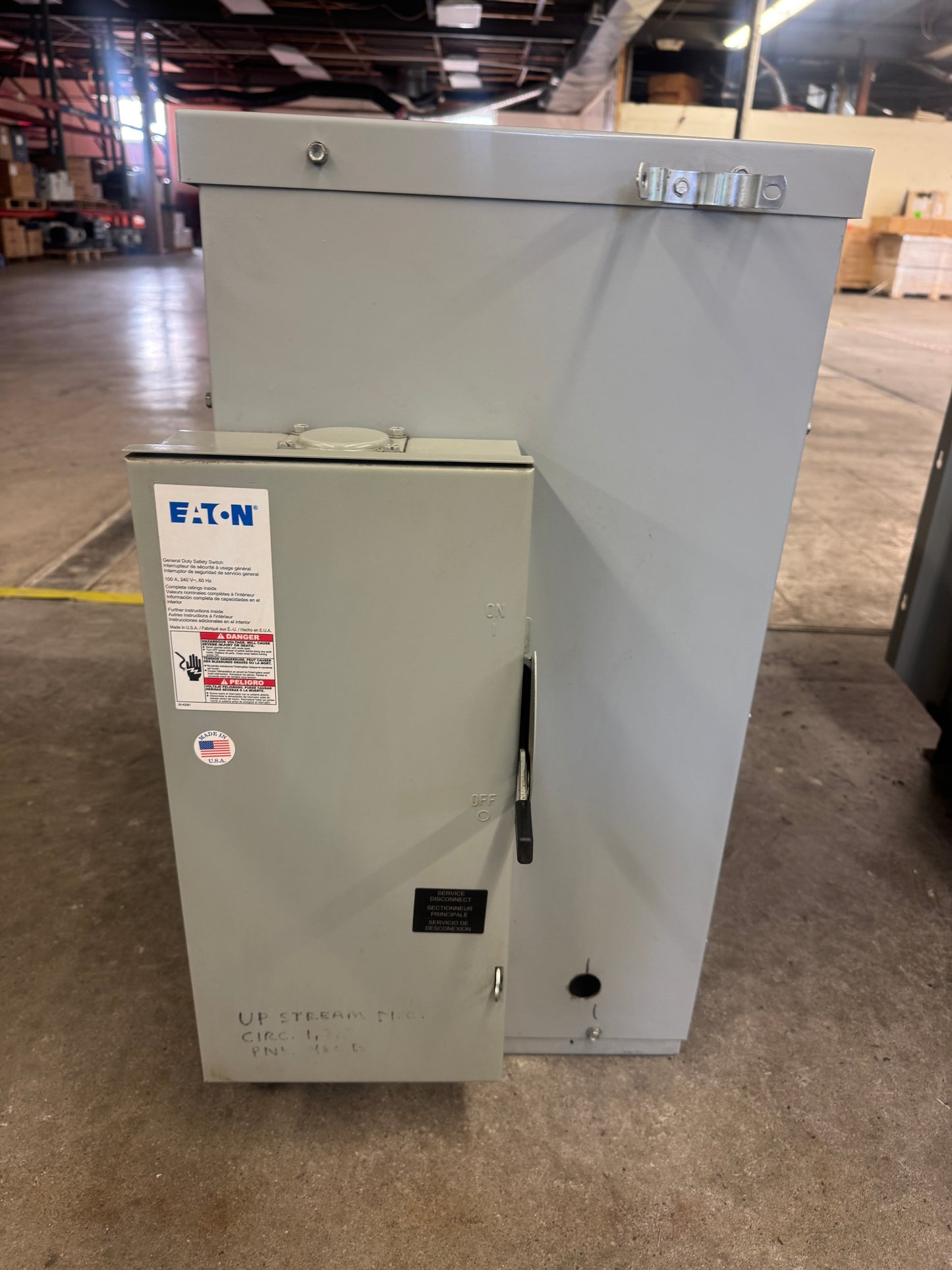 Eaton V48M28T30EE Dry Type Distribution Transformer Untested Surplus