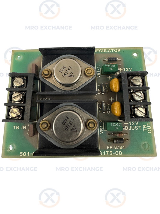 Giddings & Lewis Dual-Output Voltage Regulator Board 501-03175-00