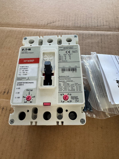 Eaton HFWMP3100JL Motor Circuit Protector 690V Untested Surplus
