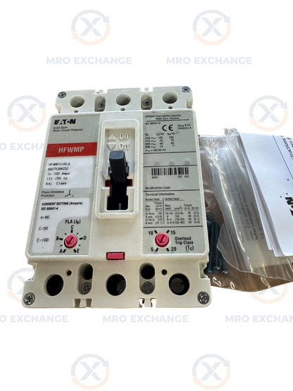 Eaton HFWMP3100JL Motor Circuit Protector 690V Untested Surplus