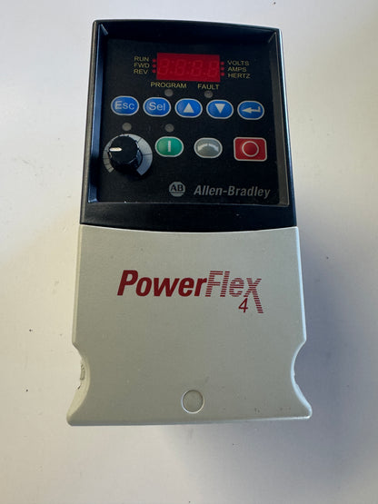 Allen-Bradley PowerFlex 4 VFD 22A-D1P4N104 480V 3-Phase