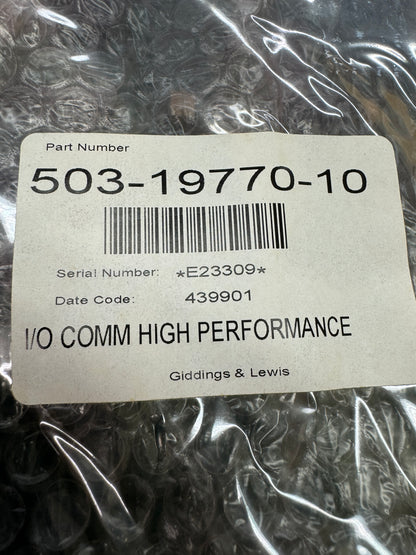 Giddings & Lewis I/O Comm High Performance Board 503-19770-10
