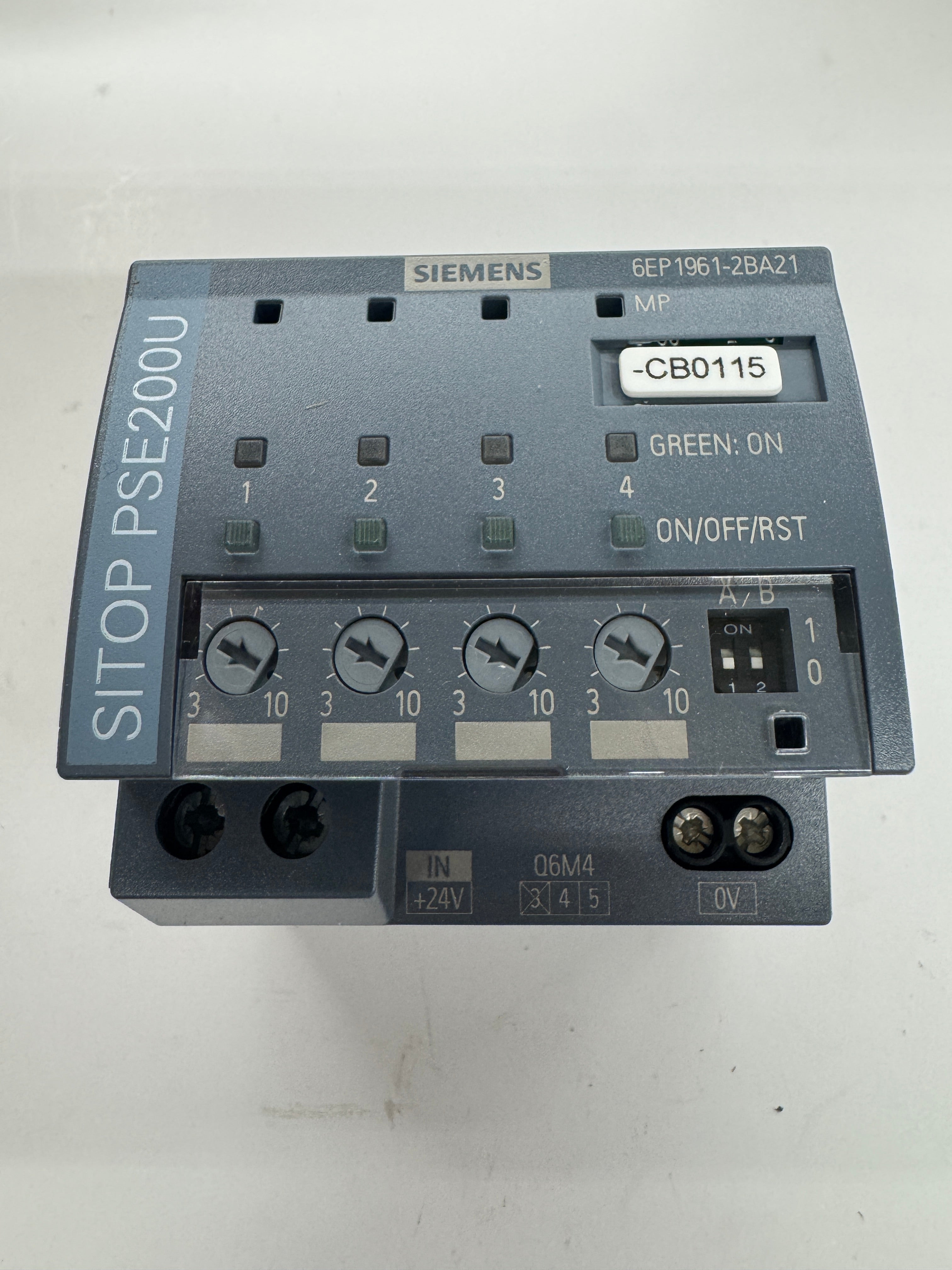 Siemens Selectivity Module 6EP1961-2BA21 24 VDC m01043 – MRO Exchange