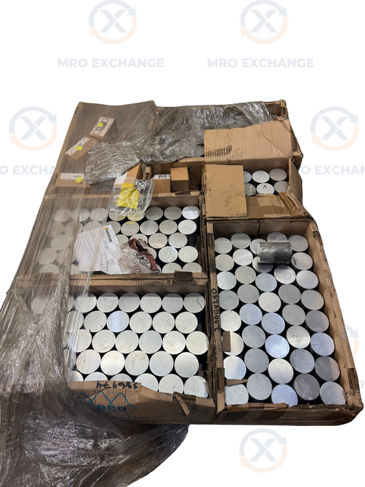 Lot of Aluminum Round Bar Cutoffs 2.5" Dia. x 3.5" L