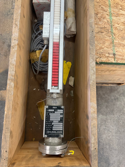 Kübler BNA Magnetic Level Indicator 2 to 250 Volt Untested Surplus
