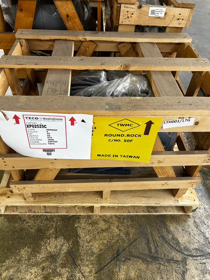 TECO Westinghouse AC Motor XP02525C - 25 HP 3600 RPM