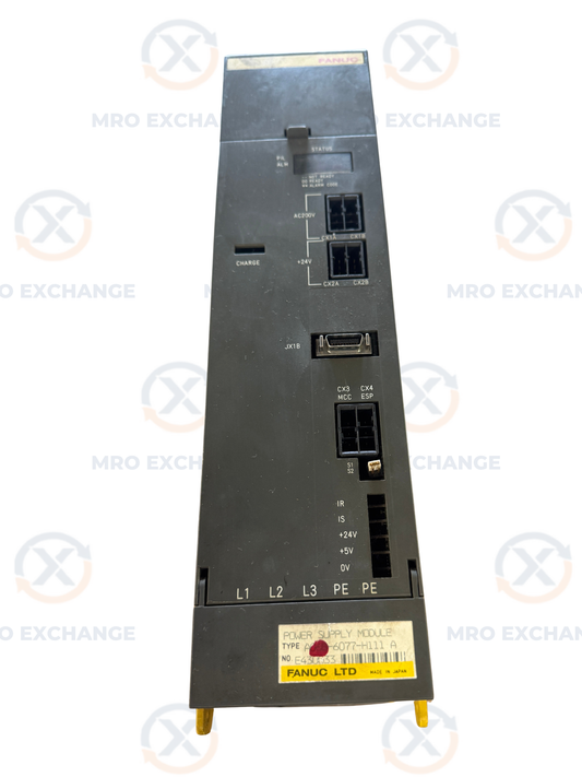 Fanuc A06B-6077-H111 Power Supply Module Untested Surplus