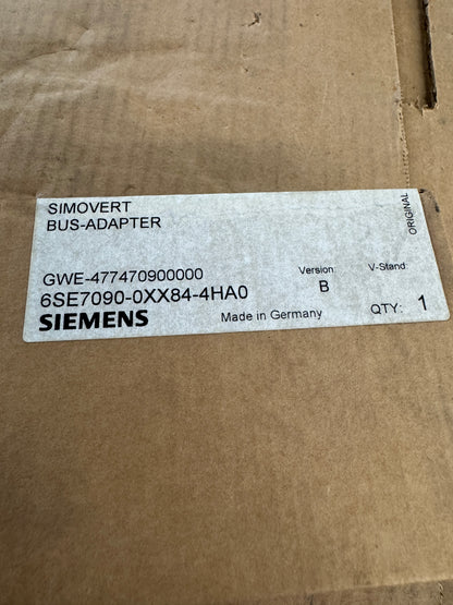 Siemens 6SE7090-0XX84-4HA0 Bus Adapter Factory Sealed