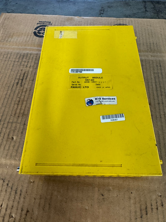 FANUC A03B-0801-C117 Output Module 120 VAC Untested Surplus