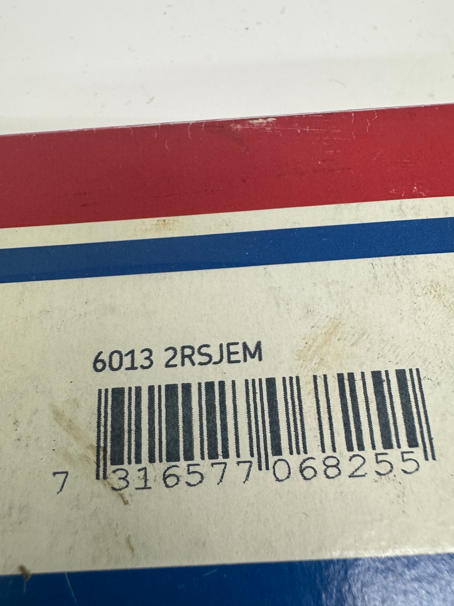 SKF Deep Groove Ball Bearing 6013 2RSJEM 65 x 100 x 18 mm