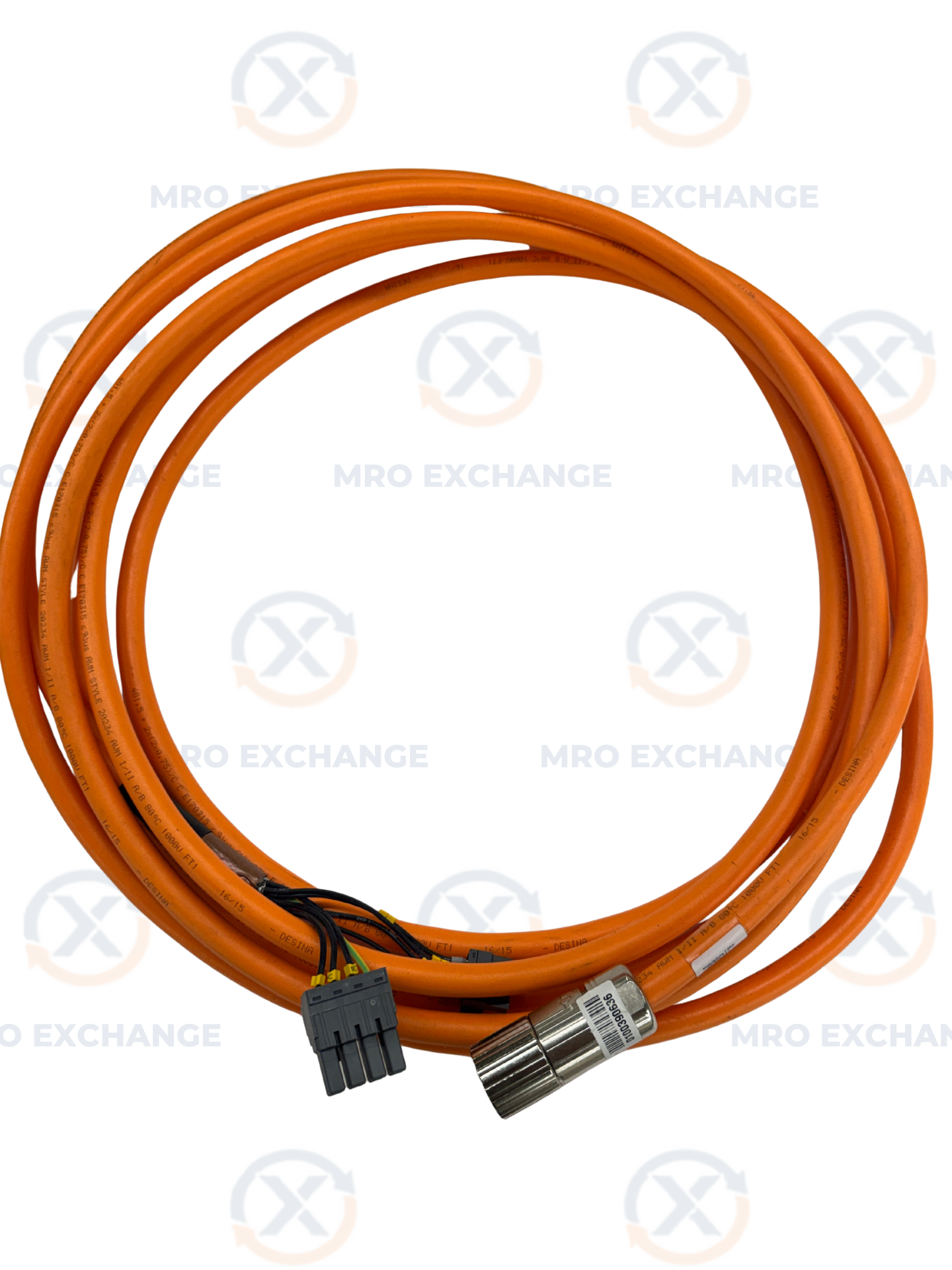 Bosch Rexroth Servo Motor Power Cable SST8CM 12-1 / Order Code 1-000000-03357 7 m, 4x1.5 + 2x2x0.75 mm2, 1000V