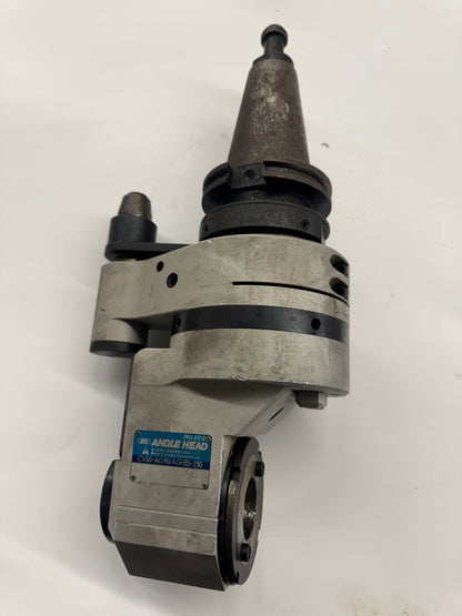 BIG Daishowa Right Angle Head CV50-AG90/AGH35-230 | CAT50 | AGH35 Output, 230 Mm Gage Length | Orientation: Radial | Coolant Through