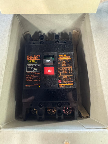 Fuji Electric BB3ASB-010 Circuit Breaker AC 550V Appears Unused