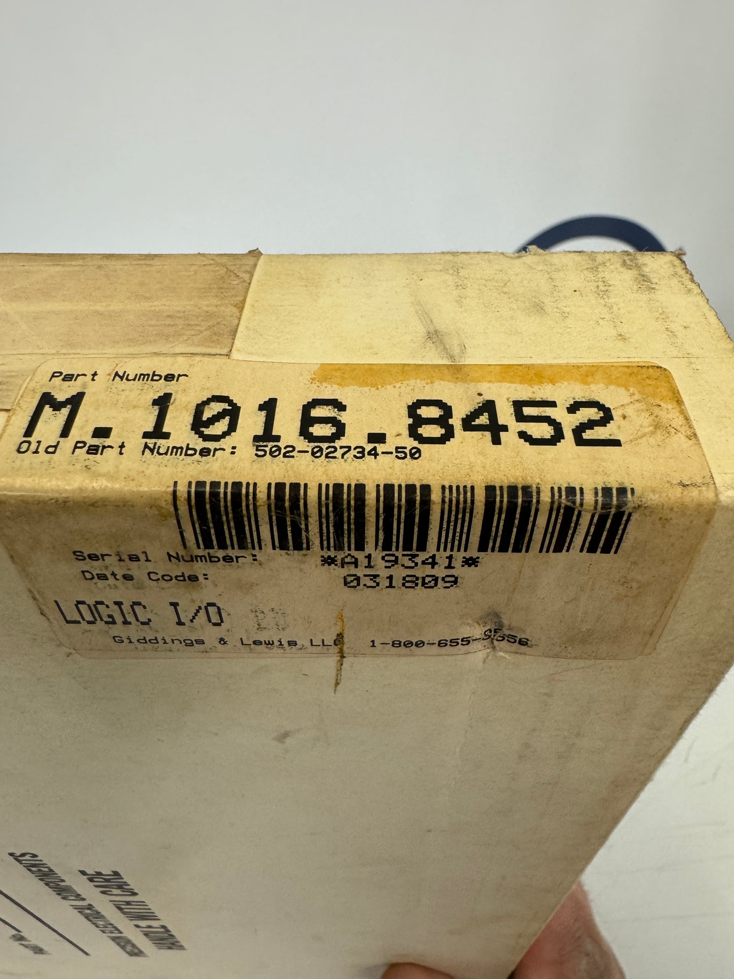 Giddings & Lewis LLC I/O Module M.1016.8452 m00442