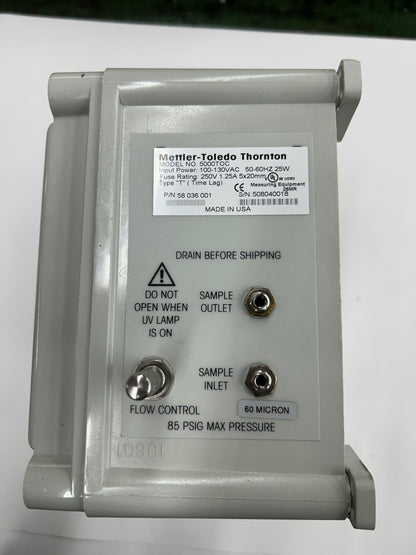 Mettler-Toledo Thornton TOC Analyzer 5000TOC / P/N 58 036 001