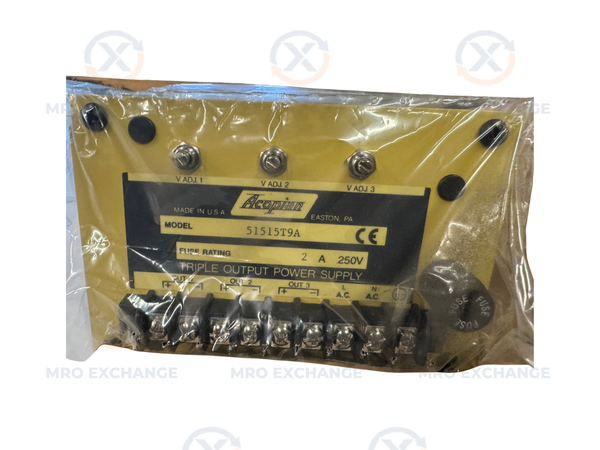 Acopian 51515T9A Triple Output Power Supply Open Box - Unused