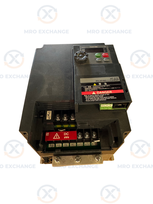 Toshiba VFS15-4037PL-W1 Variable Frequency Drive 380/500V 3-Phase Untested Surplus