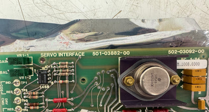 Giddings & Lewis Electronics Servo Interface Board 501-03882