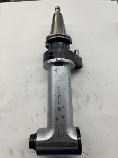 Alberti Right Angle Head T90-3.5,R=242 / Serial 17360011 | CAT40 | ER32 Collet Output, 4000 RPM Max, 1:1 Ratio | Orientation: Radial