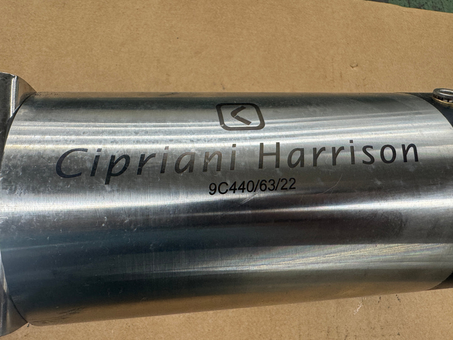 Cipriani Harrison Sanitary Butterfly Valve 9C440/63/22 4 In. Sanitary Tri-Clamp End